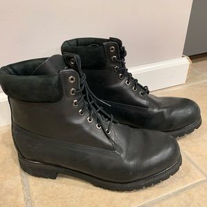 Black Timberland Boots Size 13